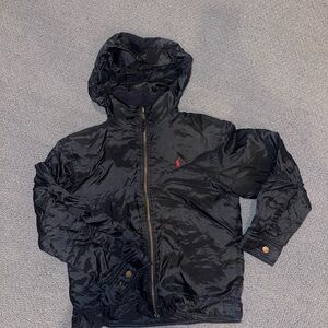 Ralph Lauren Kids navy barn coat